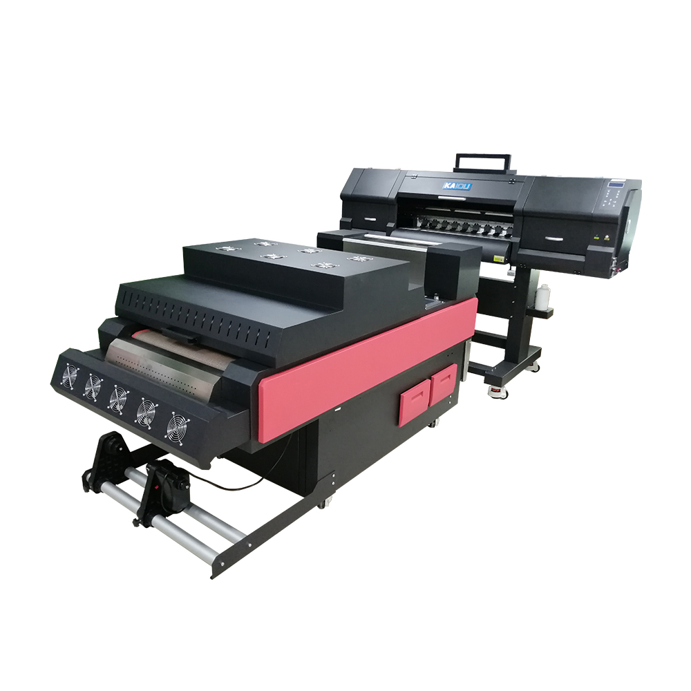 60cm 4 head DTF Powder shaking machine t shirt printing machine 4*I3200 Print head heat press machine PET Flim printer
