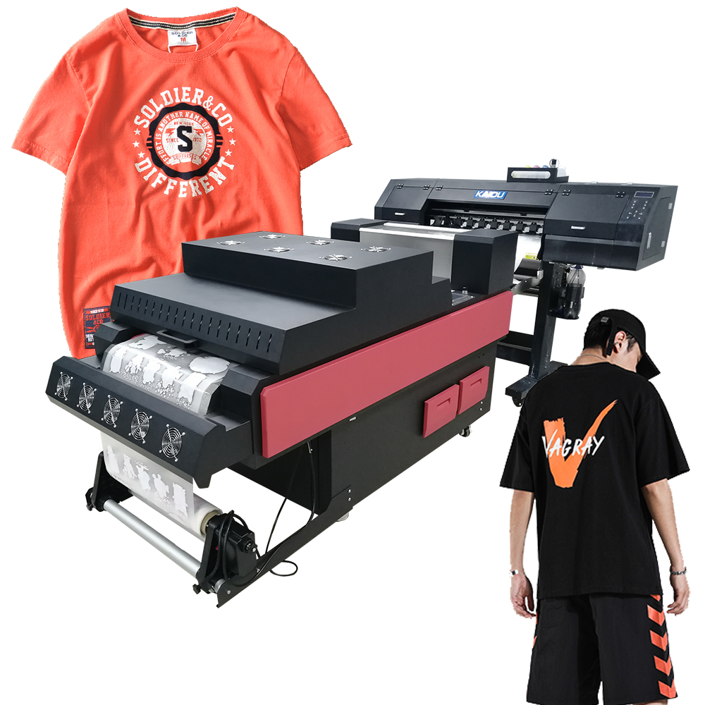 60cm 4 head DTF Powder shaking machine t shirt printing machine 4*I3200 Print head heat press machine PET Flim printer