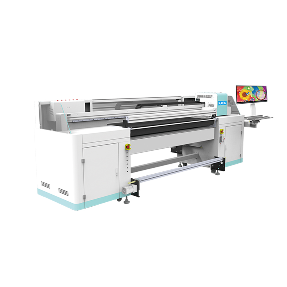 kaiou Plate and roll integrated uv printer i3200 printhead 1.8m print width